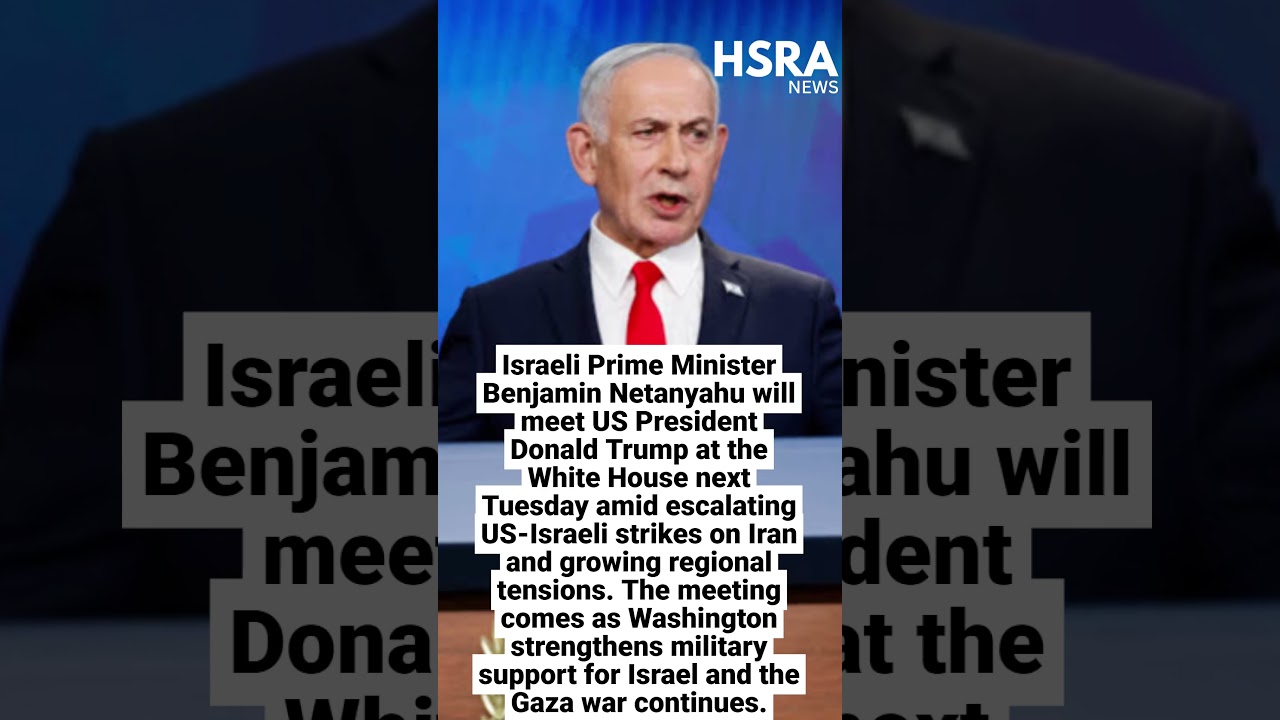 Netanyahu to Meet Trump at White House Amid Escalating Iran War #shorts #breakingnews #israel
