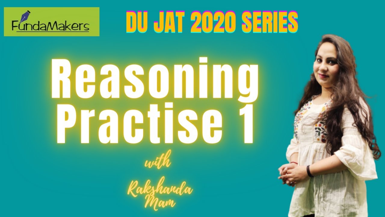 4 PM | DU JAT Preparation 2020 | Reasoning Practise- 1 | DU JAT Classes