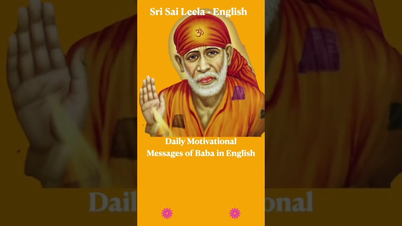 Shirdi Sai Baba Daily Motivation Message Shorts