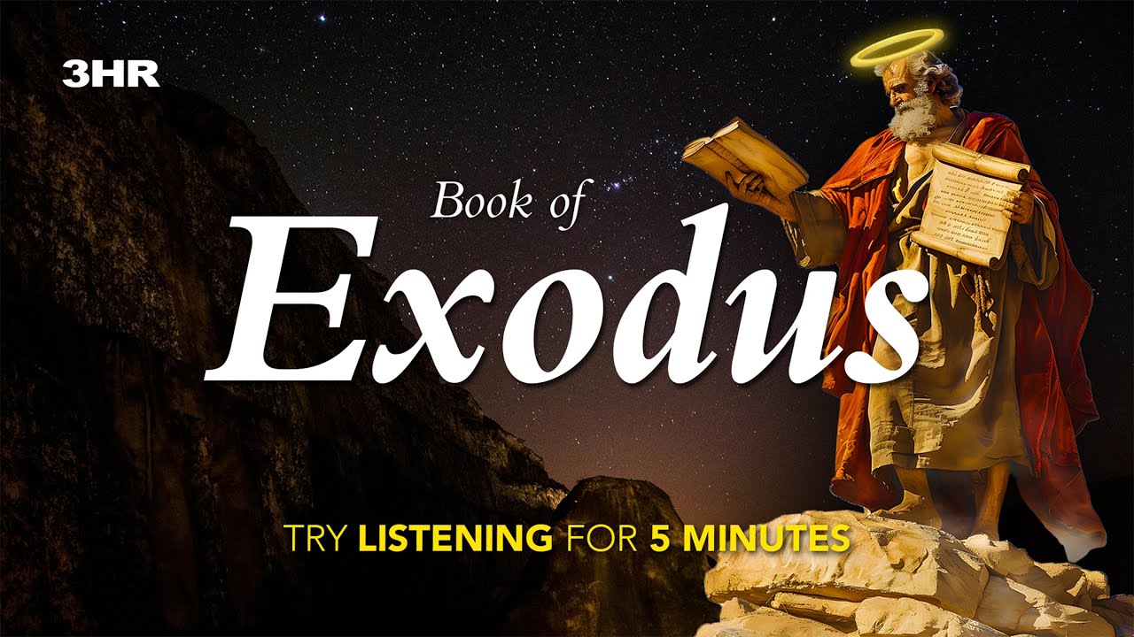 Fall Asleep Instantly to the Book of Exodus |  Peaceful Bible Reading + Rain