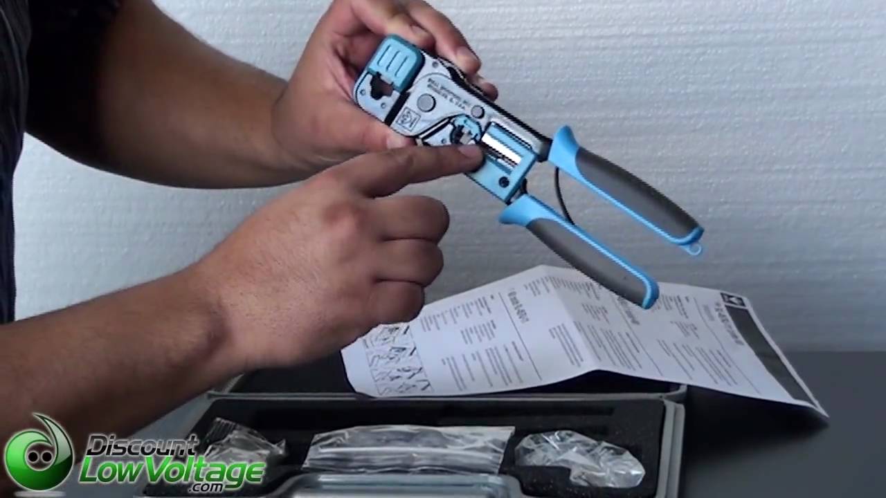 Ideal Industries 33-704 RJ45 RJ11 Crimp Tool Telemaster Kit