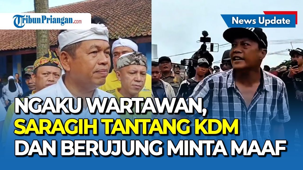 TANTANG DEDI MULYADI! Saragih yang Mengaku Wartawan dan Akademisi Berujung Minta Maaf