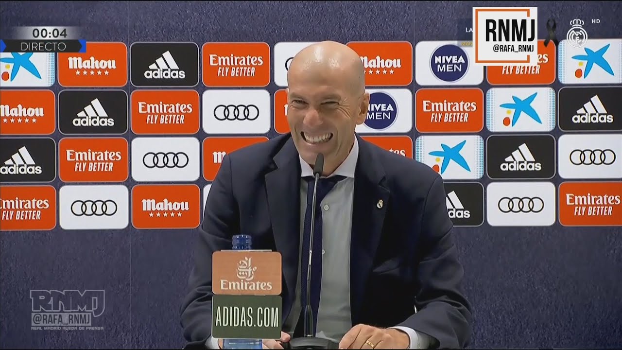 Rueda de prensa de ZIDANE CAMPEON LIGA post Real Madrid - Villarreal (16/07/2020)