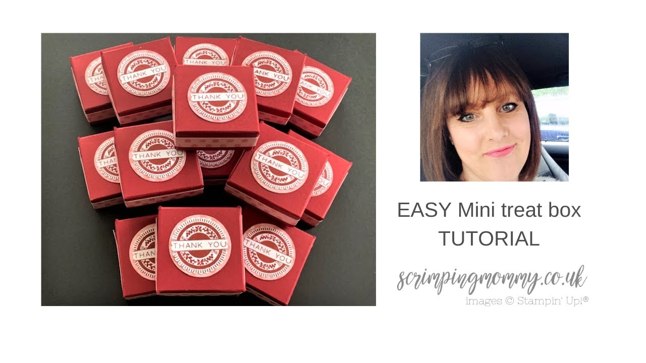 EASY Mini treat box tutorial