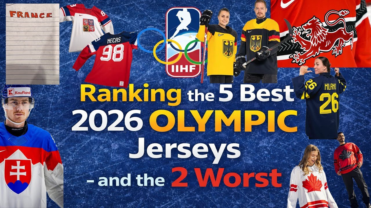 Ranking The Top 5 - 2026 Olympic Jerseys - And The 2 Worst