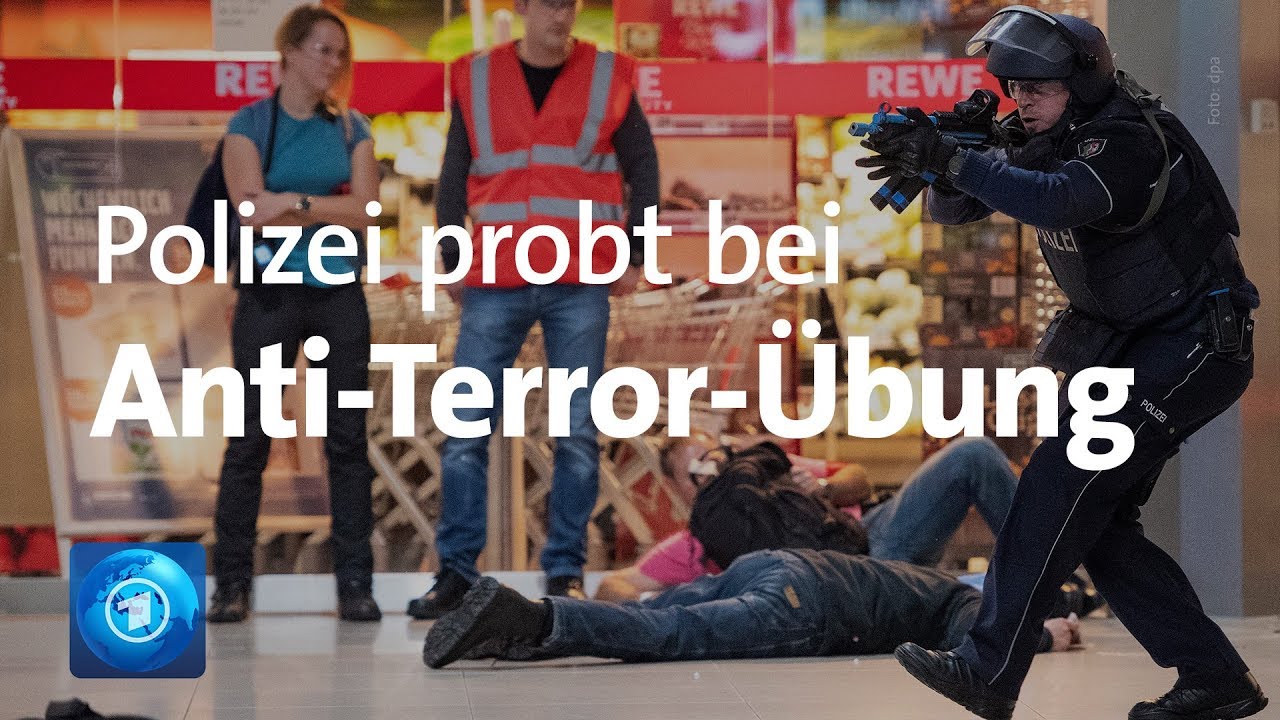 Anti-Terror-Übung: Polizei probt Ernstfall am Flughafen