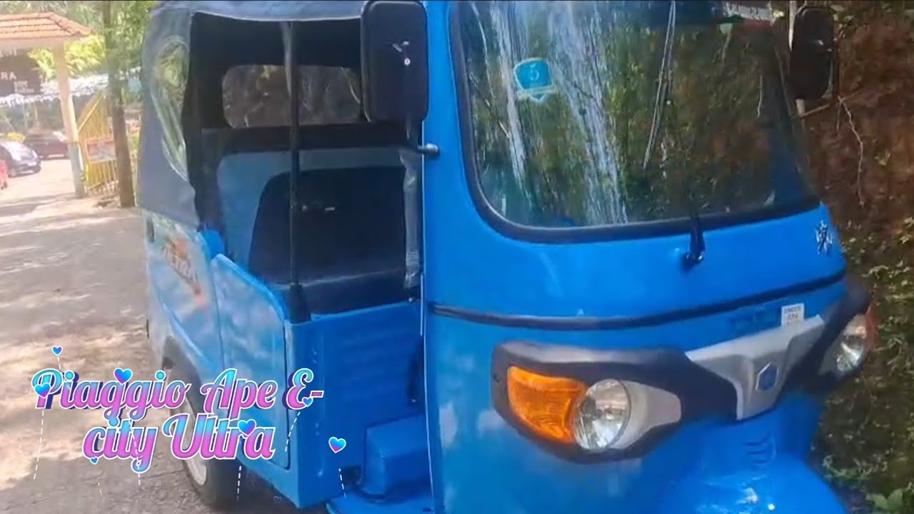 Piaggio Ape E-city Ultra Electric Auto с запасом хода по дороге 205 км