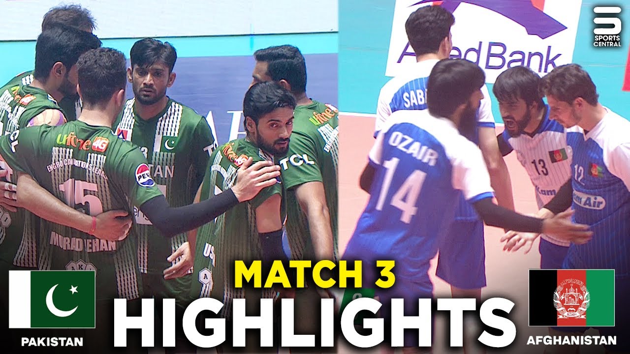 Full Highlights | Pakistan vs Afghanistan | Match 3 | 2nd Engro Cava Volleyball Nations League 2024