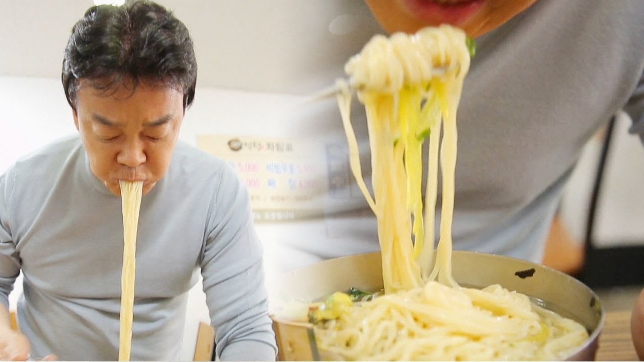 미친듯한 고탄력 냉우동 면발 ‘슈퍼 면치기 한 판’ @백종원의 3대 천왕 89회 20170609