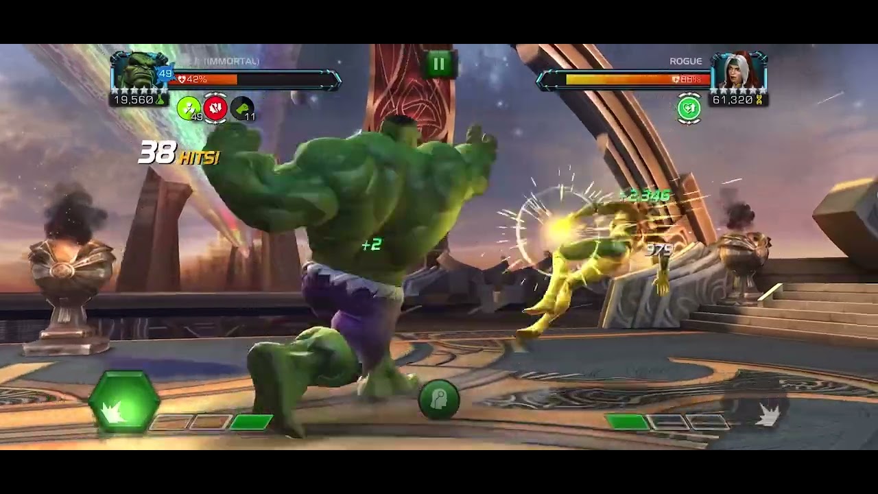 MCOC- IHulk smashes &ldquo;Evil&rdquo; Rogue 💪