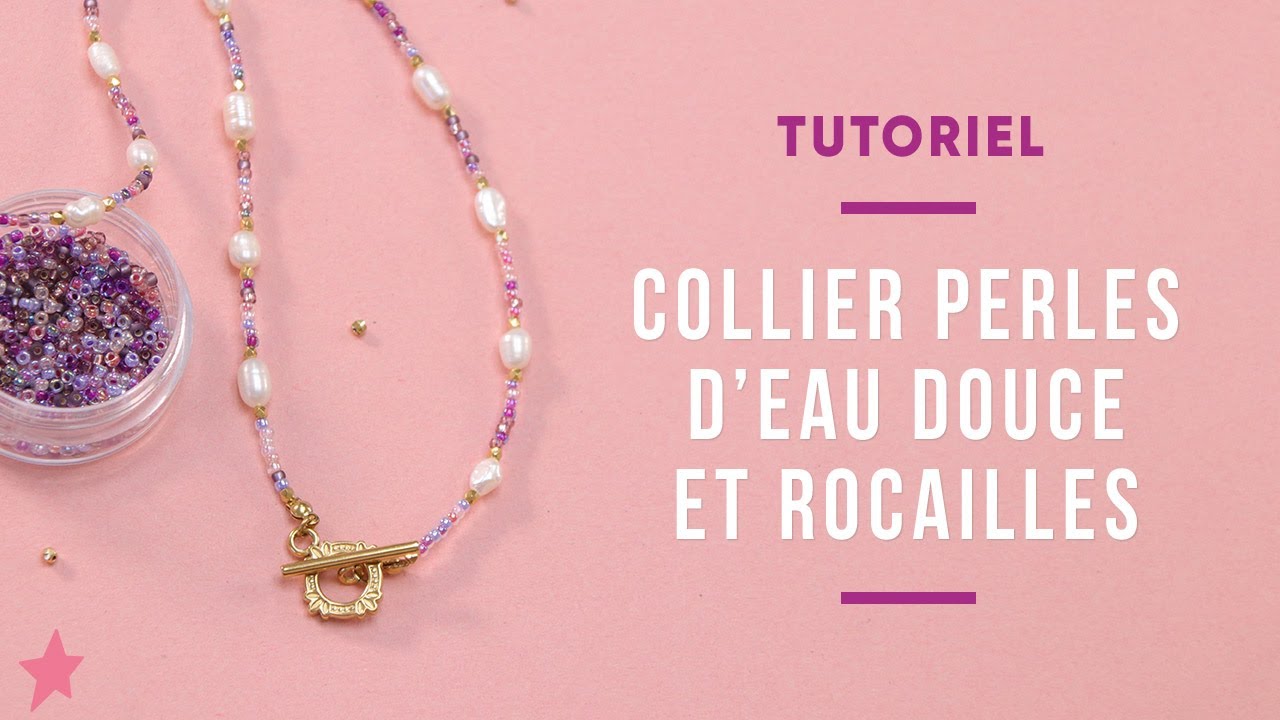 TUTORIEL | DIY Collier en perles d'eau douce et rocailles Miyuki