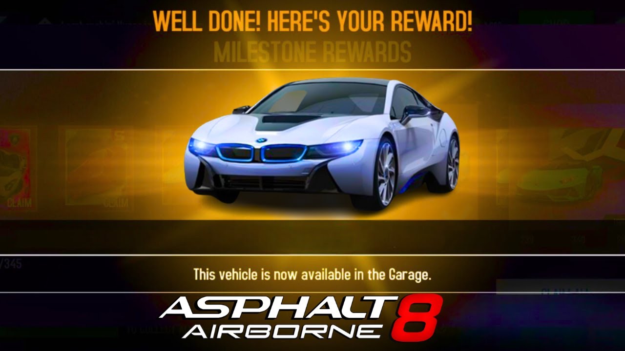 FREE CAR PRO UPGRADE Asphalt 8 BMW i8 Coupe Free Car Pro Upgrade Unlocked - Epic Gameplay