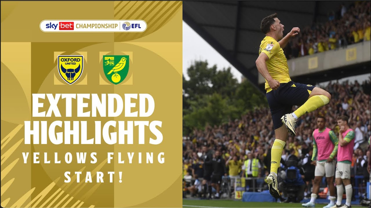 YELLOWS FLYING START! | Oxford United v Norwich City extended highlights