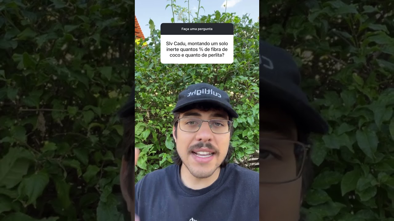 SOLO INERTE: qual a propor&ccedil;&atilde;o de fibra de coco para perlita?