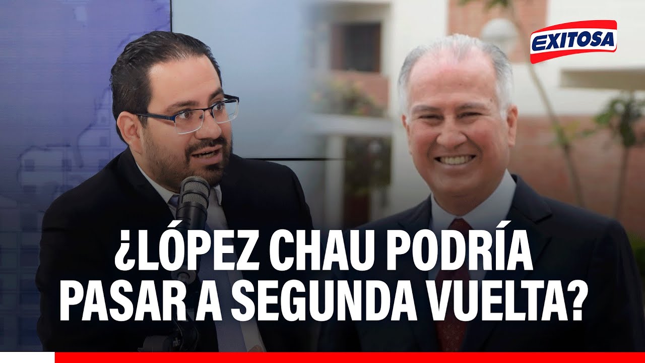 🔴🔵 Alfonso L&oacute;pez Chau podr&iacute;a incrementar su voto, seg&uacute;n Imasolu: &iquest;Llegar&iacute;a a segunda vuelta?