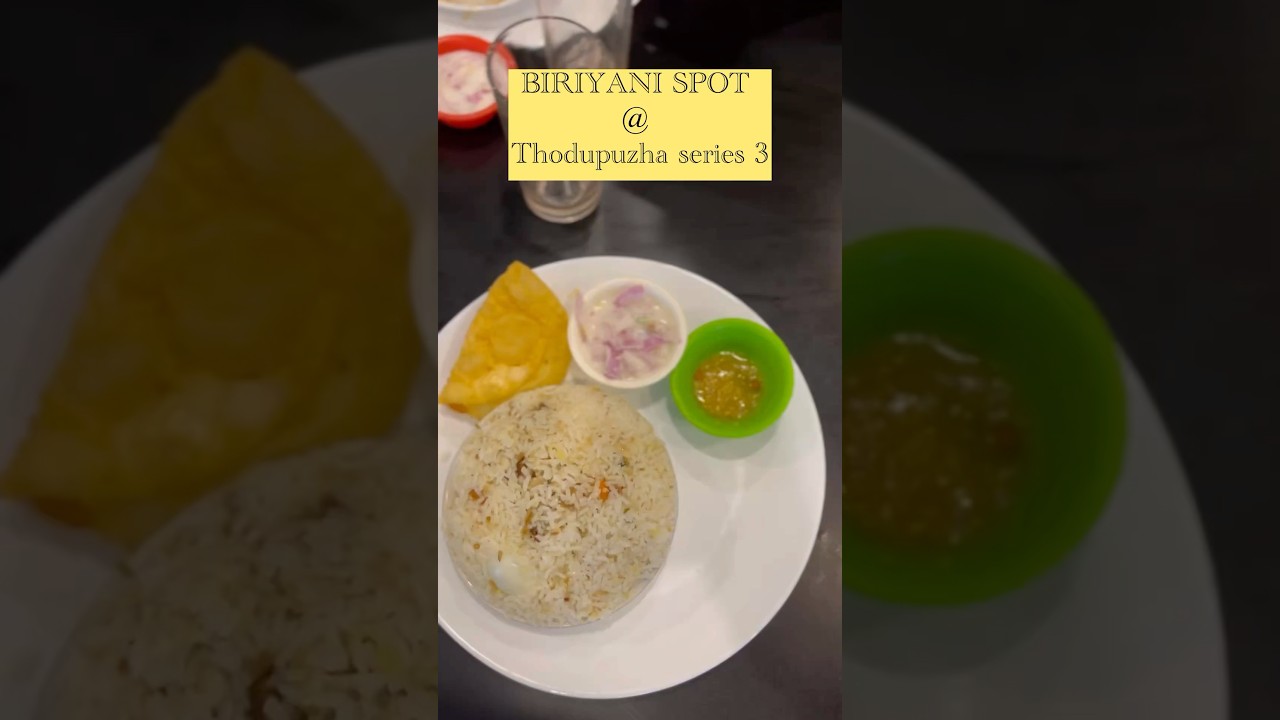 Biriyani Spot @ Thodupuzha Series 3 #biriyanispot #biriyanilovers #thodupuzha #malayalam #viral