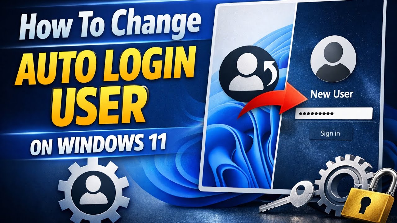 How To Change Auto Login User on Windows 11