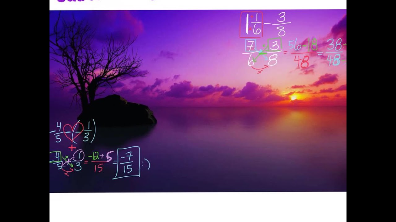 Grade 9: Subtracting Rational Numbers