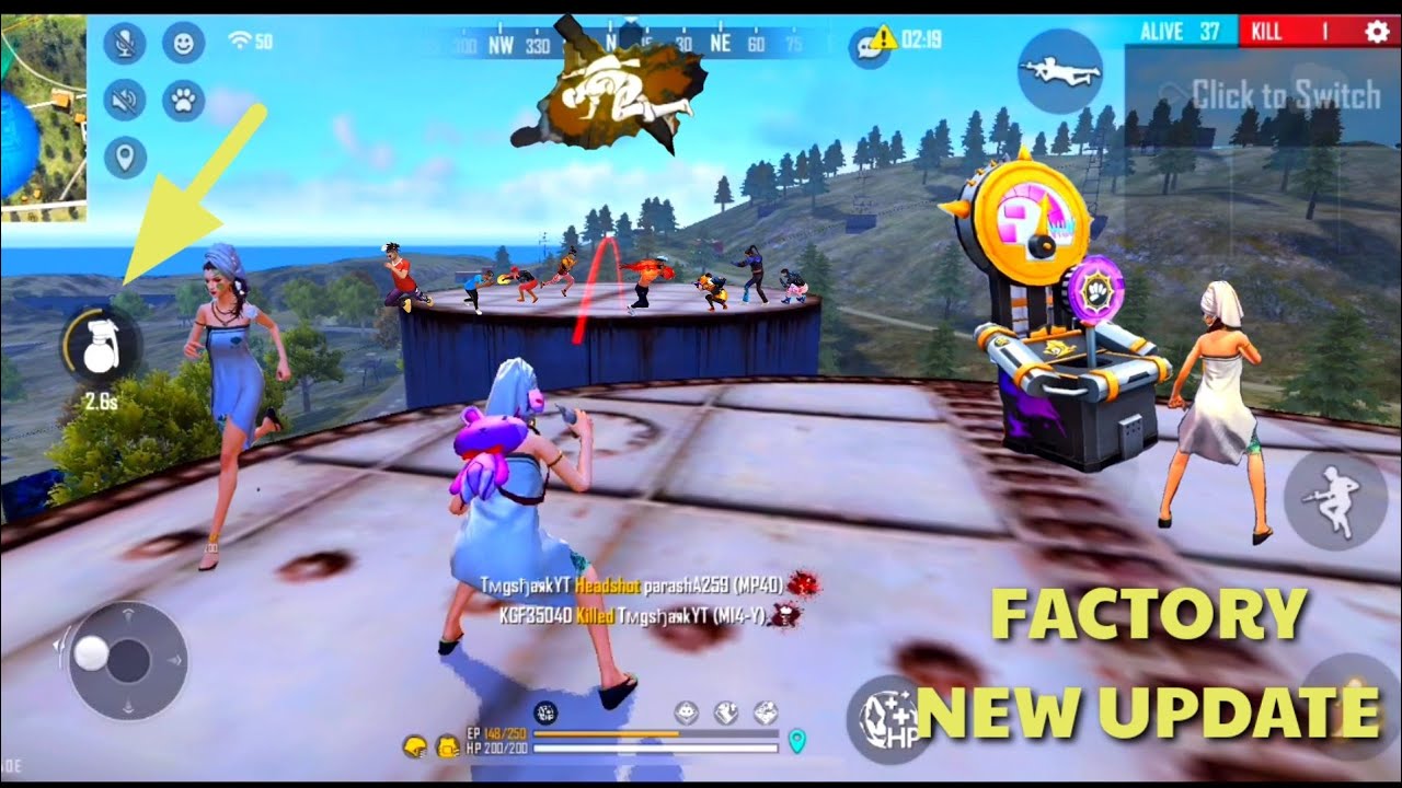 FACTORY ROOF UPDATE FIST FIGHT - NEW VIDEO ON FACTORY FIST FIGHT - KING OF FACTORY FACTORY FREE FIRE