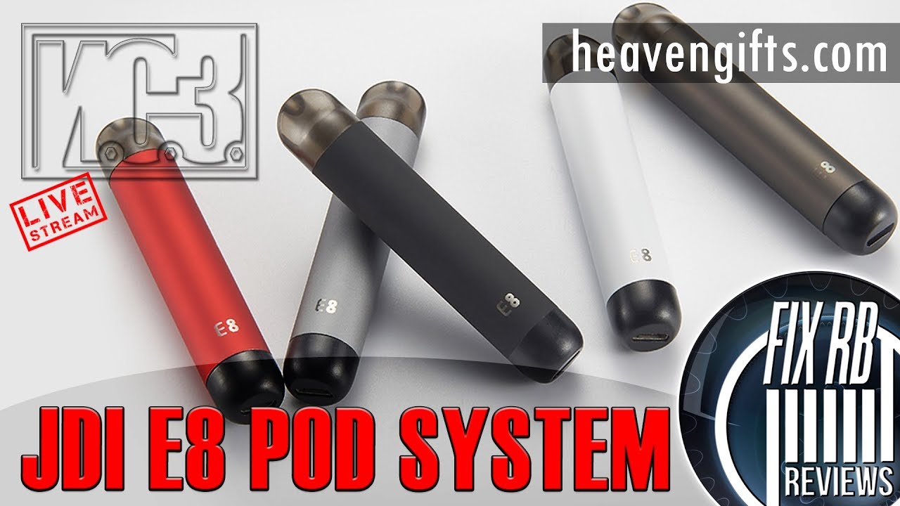 И.С.З. №33 ОБЗОР - JDI E8 Pod System Starter Kit | 14.08.19| 21:30 MCK