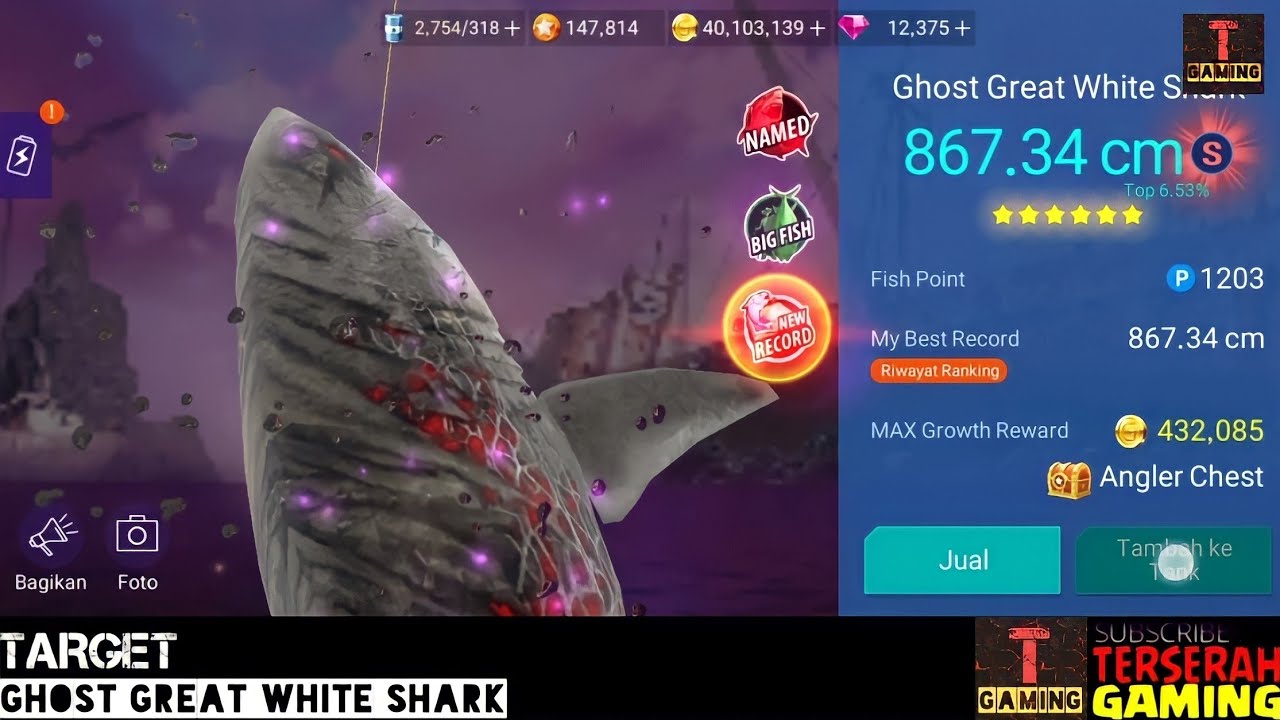 Ghost Great White Shark - Ghost Island - Fishing Strike - Indonesia