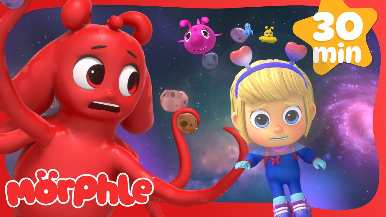 MORPHLE'S IN SPACE?! 👽 Morphle Dinosaurs 🦕 Cartoons for Kids | Cartoon Compilation