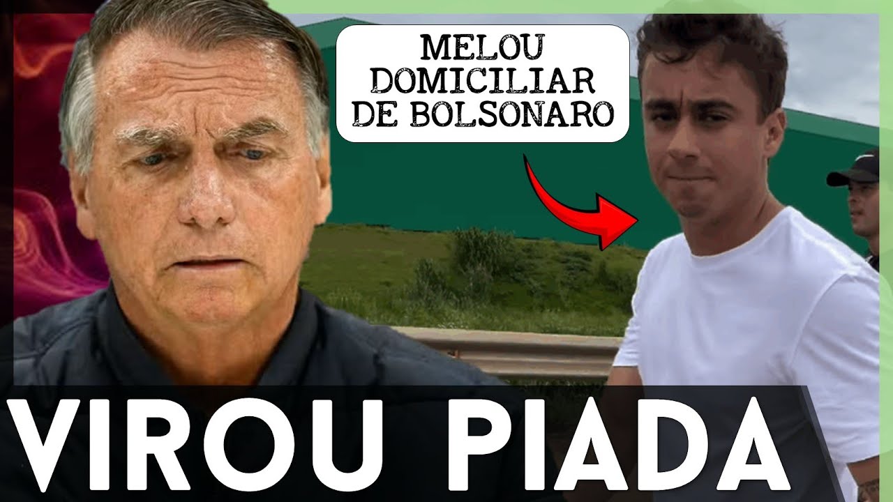 😂NIKOLAS VIRA PIADA APÓS FERRAR BOLSONARO! Melou domiciliar