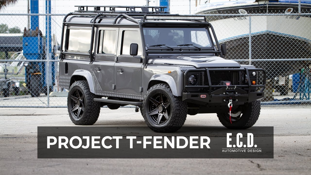 Custom Defender 110 is Flawless Fusion of American Muscle and British 4x4 | Project T-Fender | D110