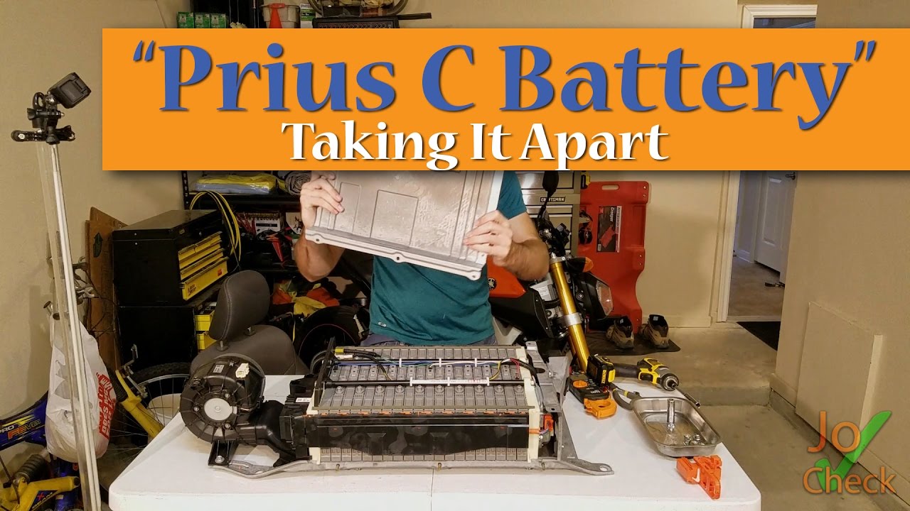 Toyota Prius C Battery Disassembly - Take It Apart