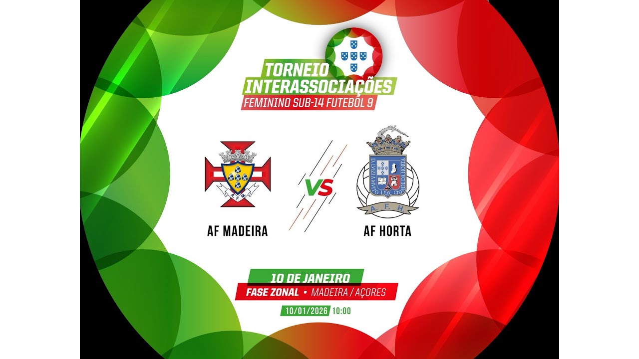 TIA Sub-14 Feminino | AF Madeira vs AF Horta (🔴Direto)