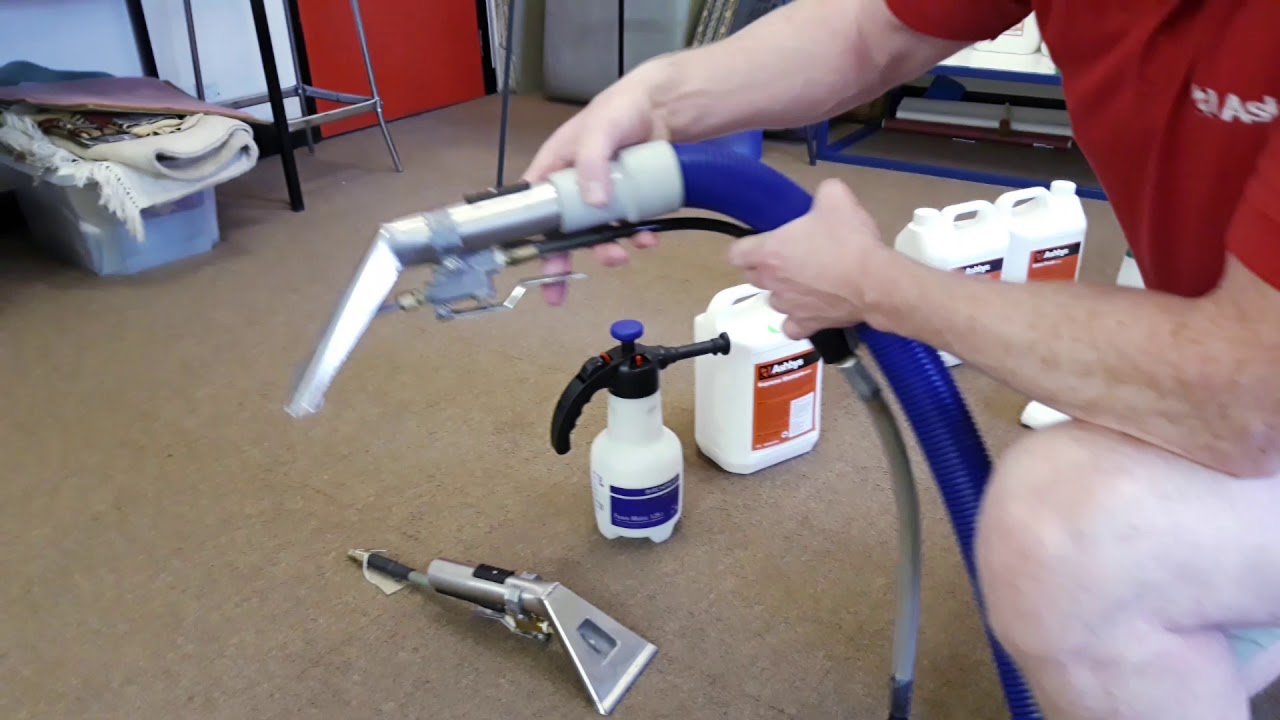 Ashbys Internal spray upholstery cleaning tools & V2 hose set