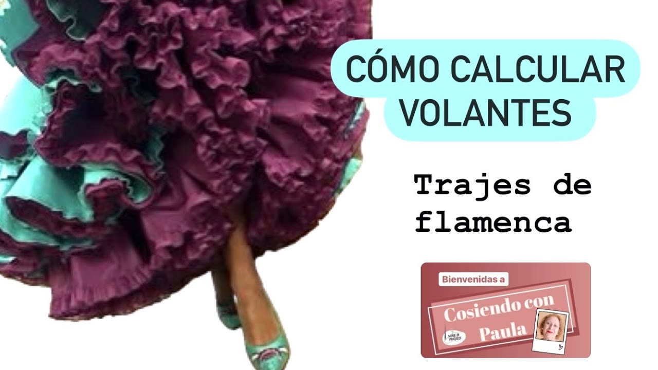 💃🏼 ASÍ SE CALCULAN LOS VOLANTES DE FLAMENCA