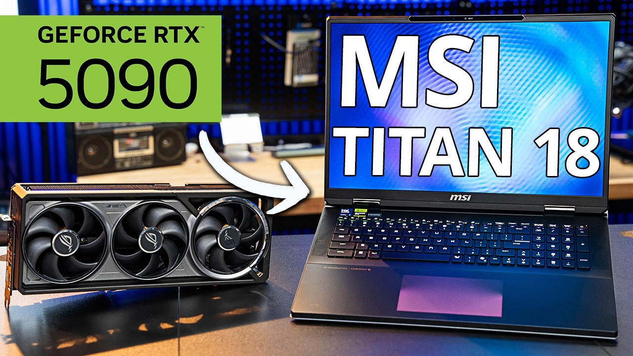 MSI Titan 18 HX Gaming Laptop Earns The Name TITAN | Micro Center