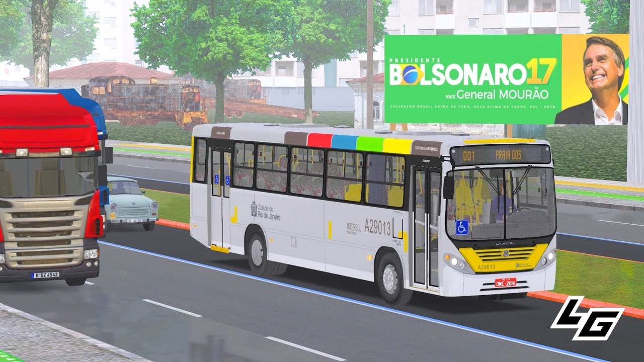 🔴[OMSI 2] Comil Svelto 2008 VW 17.230 EOD, 2 portas +G27 | padrão SJC - Mapa Caldas City 2.0