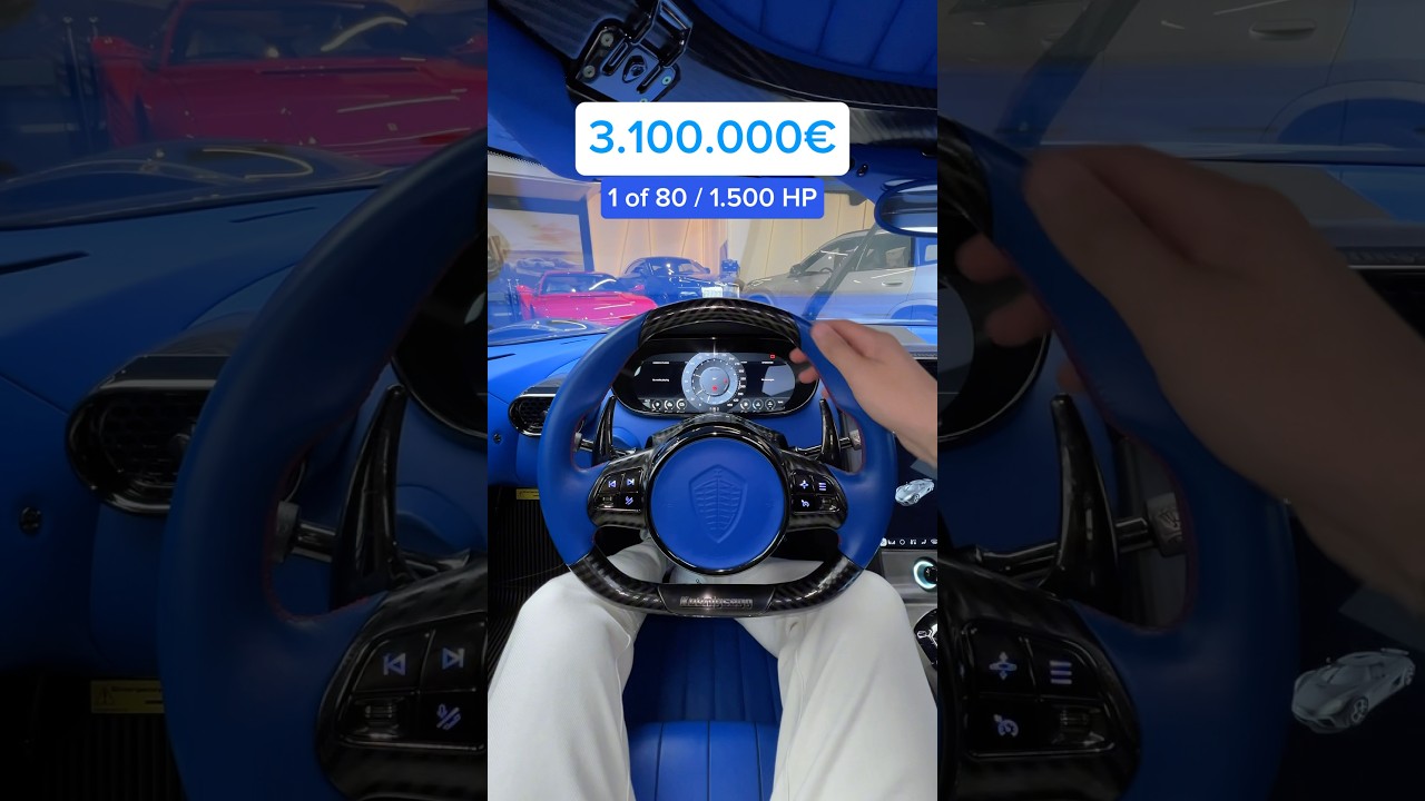 INSODE the 3.1M Koenigsegg Regera😳 #koenigsegg #asmrsounds #regera