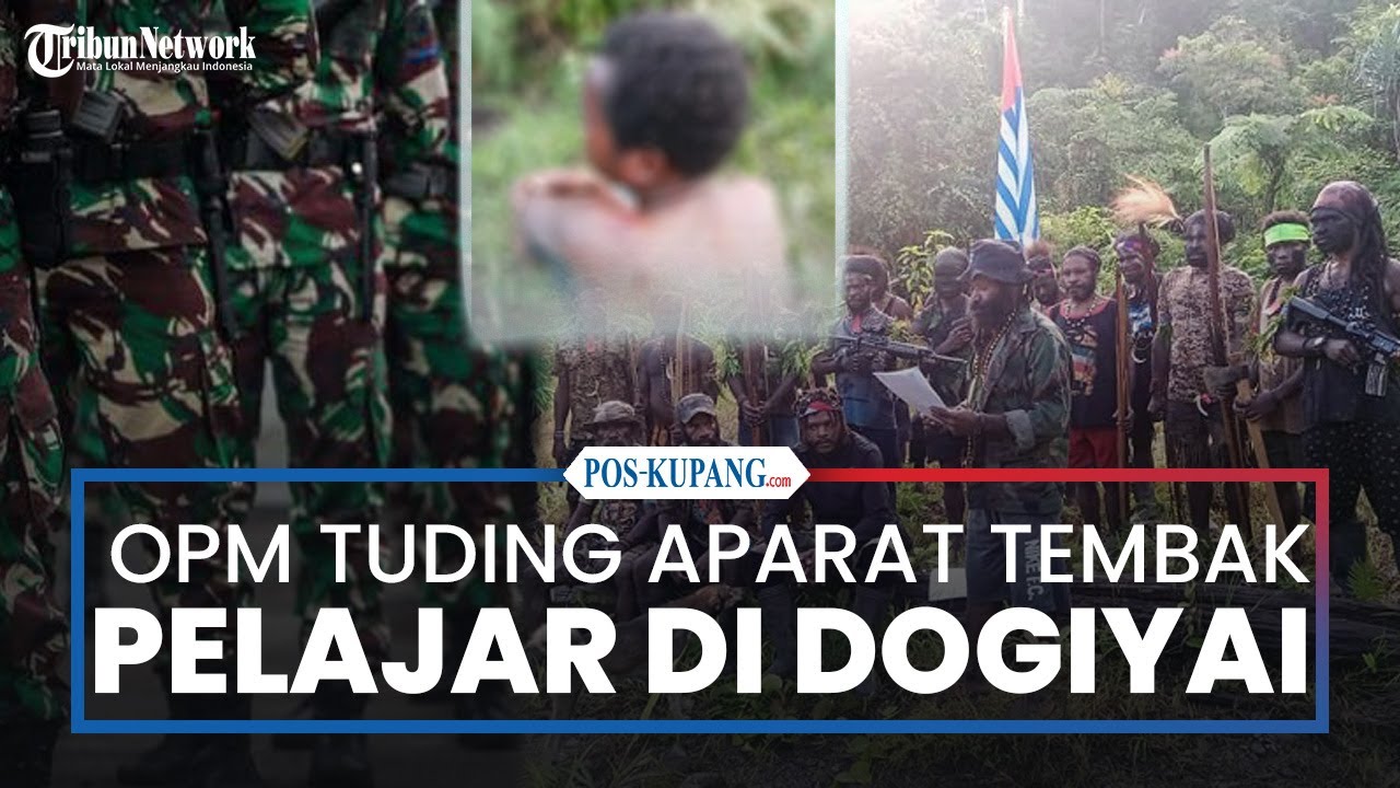 OPM Tuding Aparat Keamanan Tembak Pelajar di Dogiyai
