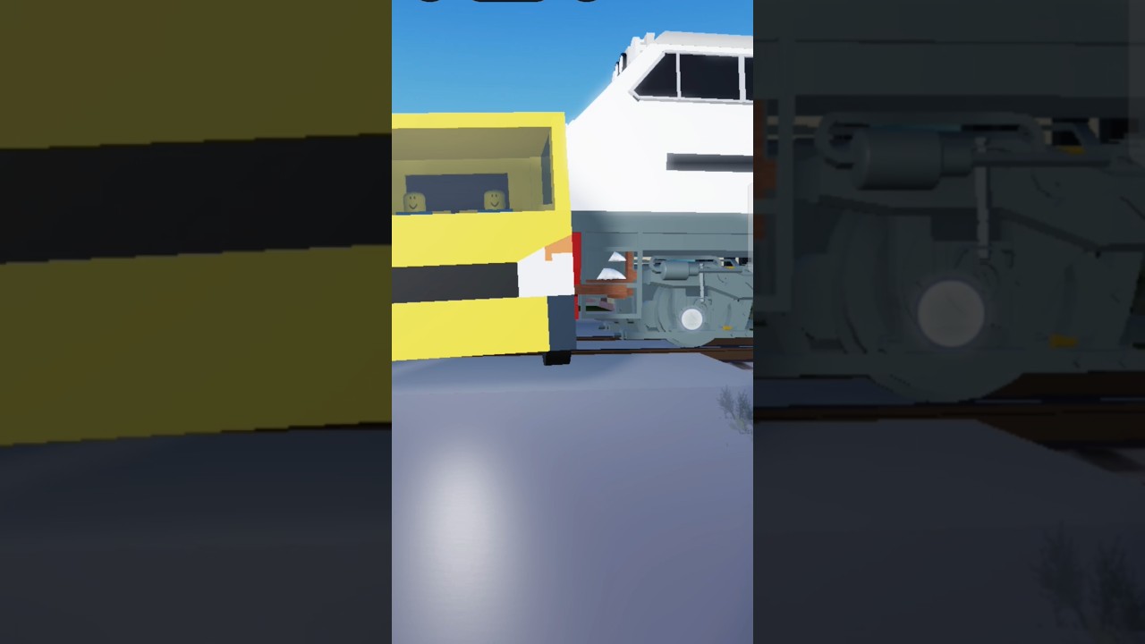 Roblox mobil truk vs kereta api