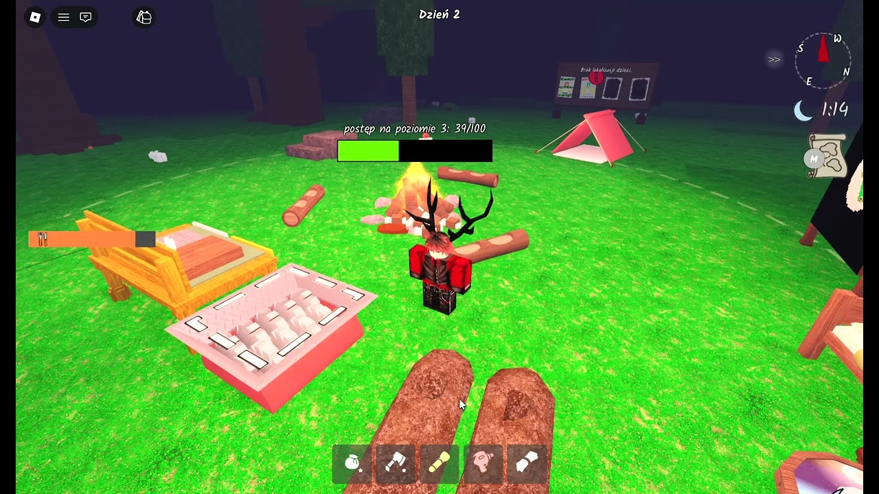 Roblox sto dni w lesie