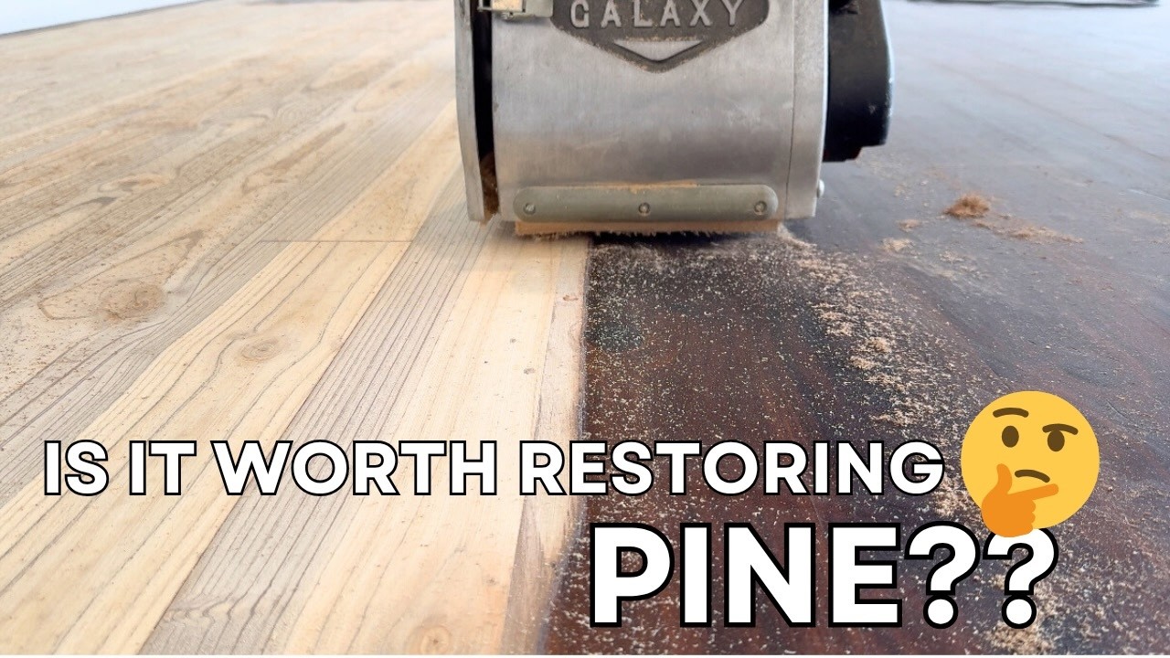 Is restoring PINE worth it?? 🤔 | Wood Floor Refinishing