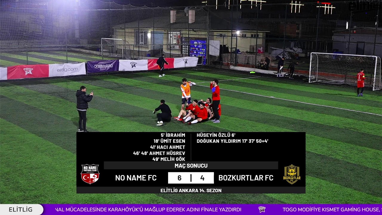 ELİTLİG FREELİG - 14.SEZON / NO NAME FC - BOZKURTLAR FC