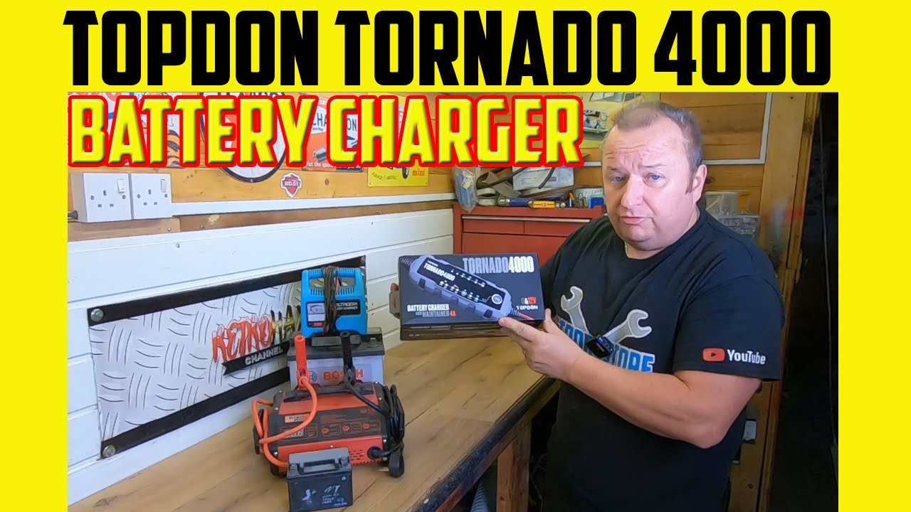 Topdon Tornado 4000 Battery Charger Let's Test It Out