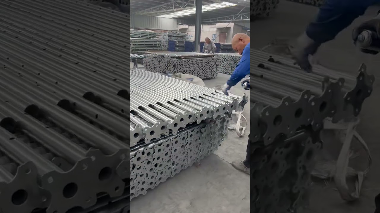 Pre galvanized steel prop display