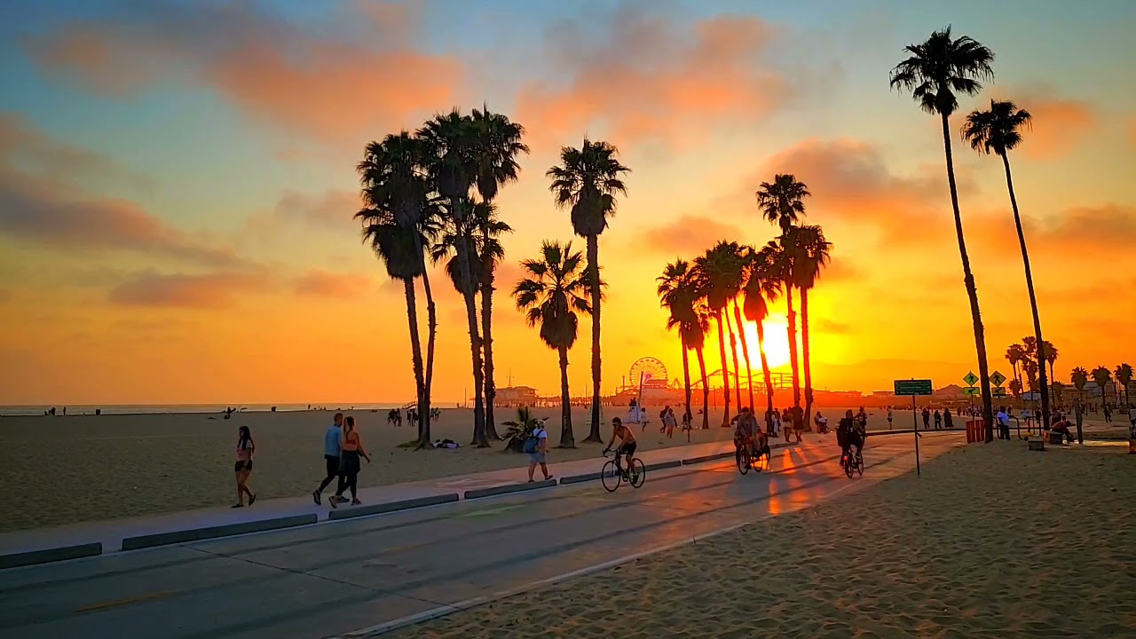 Santa Monica Beach Sunset 07-11-2021