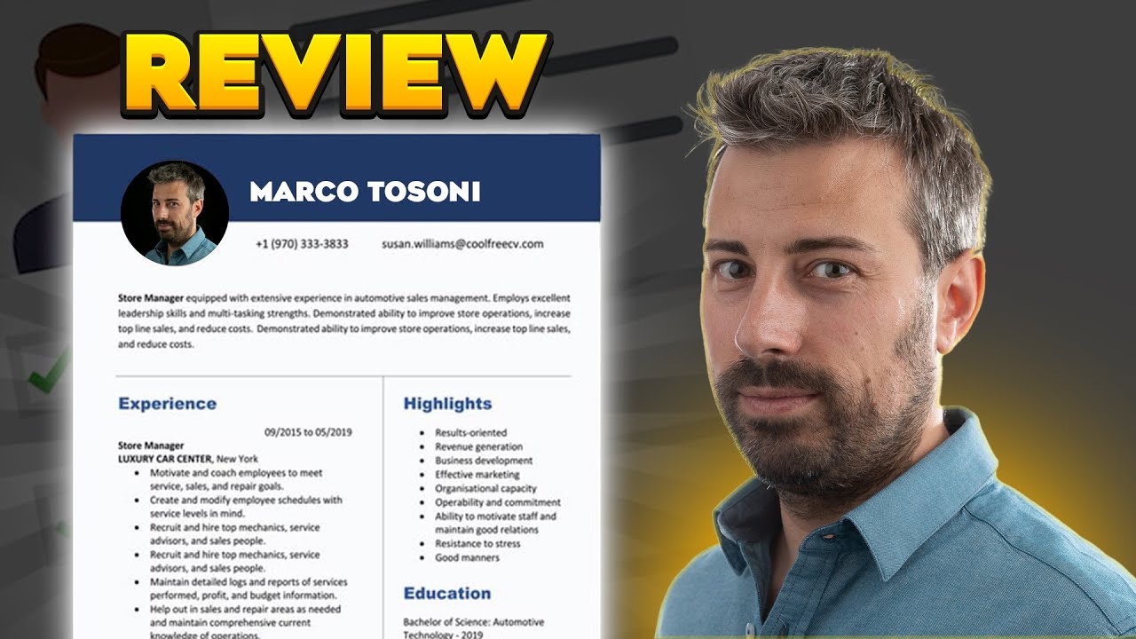 Live Resume Review and Role Fit Assessment