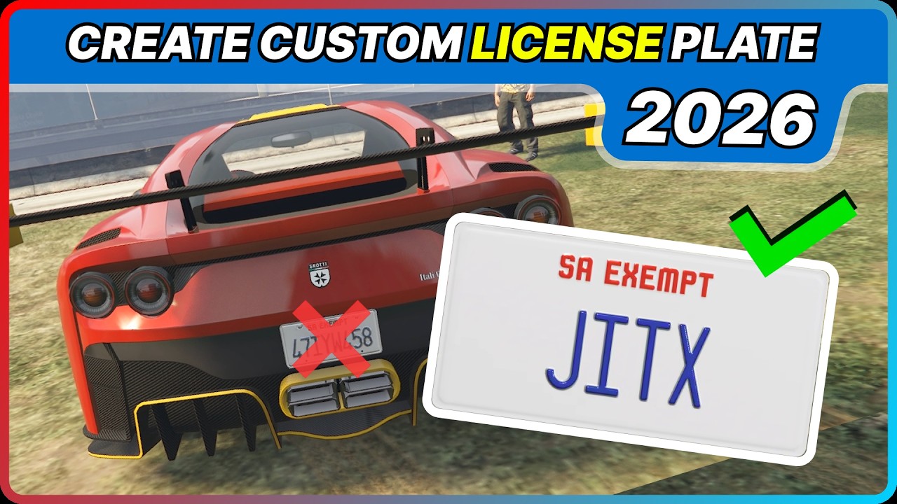 How to create Custom License Plates - 2026 | GTA Online