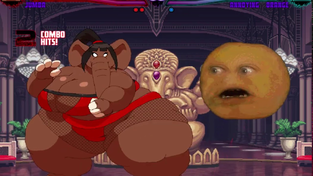 Mugen Jumba Elephant vs Annoying Orange
