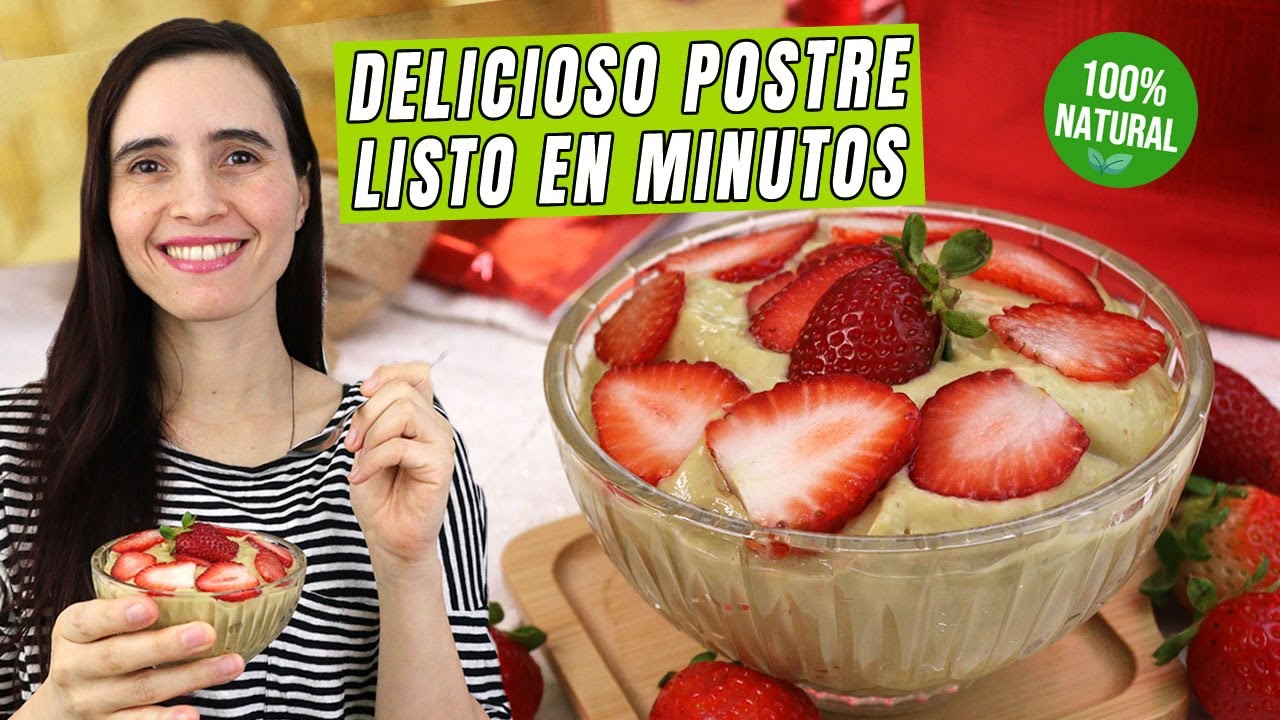 ¡Solo 3 ingredientes y cero azúcar! El postre de fresa saludable que sorprendió a todos 🍓