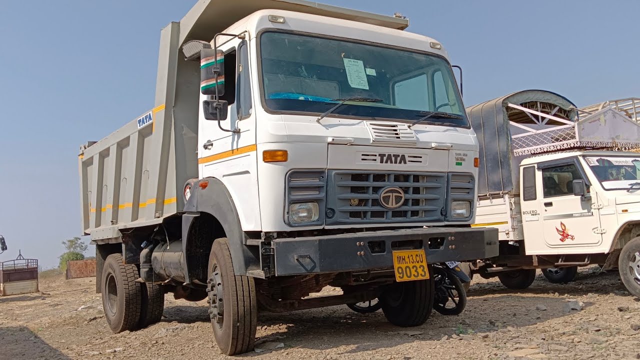 Tata 1618 Tipper second hand in Maharastra .In dealer ret |Sai motors solapur . #tata #tipper #1618