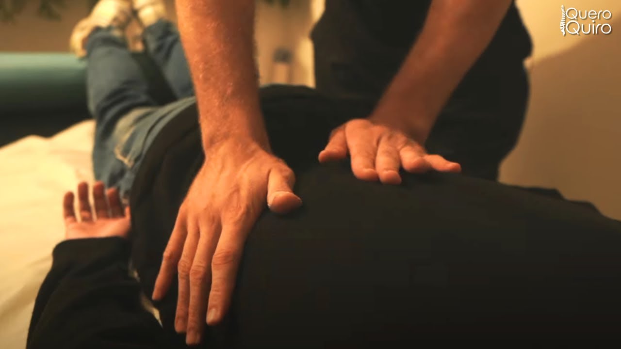 MASSAGEM PARA DORES NA LOMBAR E MÁ POSTURA