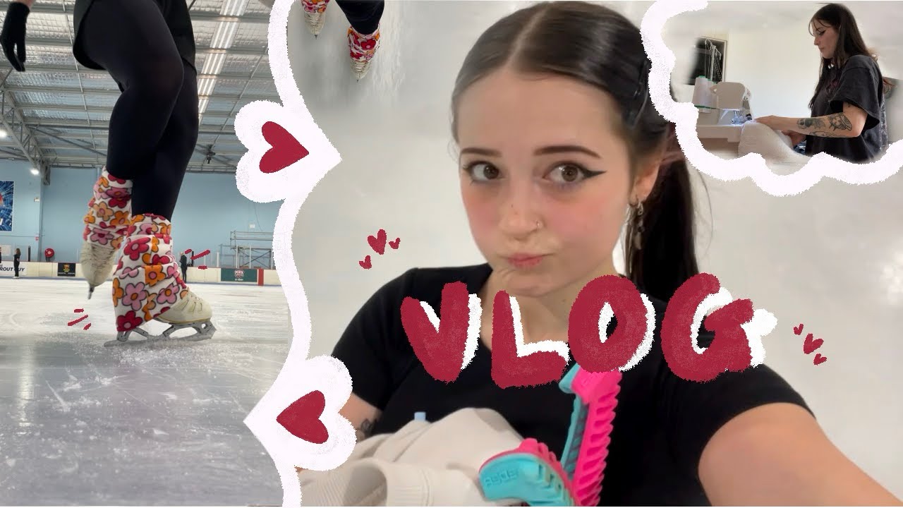chill skating vlog ~ making leg warmers and skating ~ mads skates